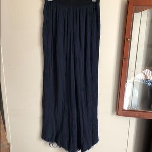 🌿Free people navy gauze pants